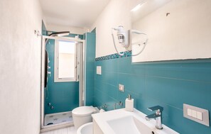 Shower, hair dryer