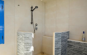 Shower, hair dryer