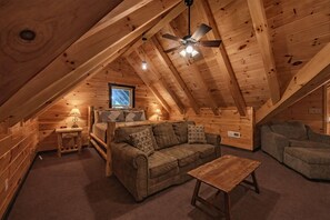 Smart TV, chimenea, videojuegos y reproductor de DVD
