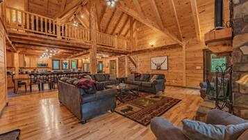 TV connectée, cheminée, jeux vidéo, lecteur de DVD