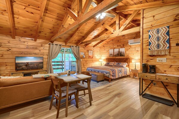 Televisión y reproductor de DVD 