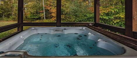 Bain à remous extérieur