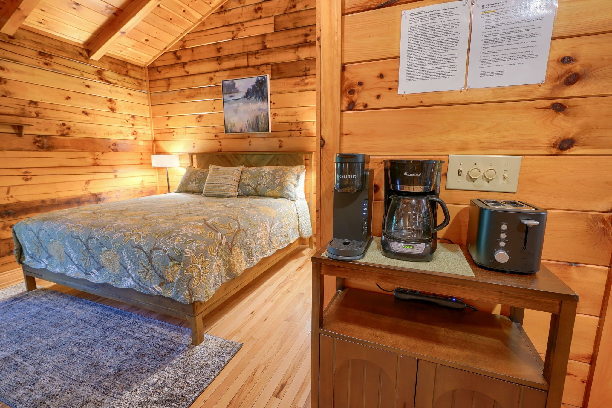 1 habitación y ropa de cama 