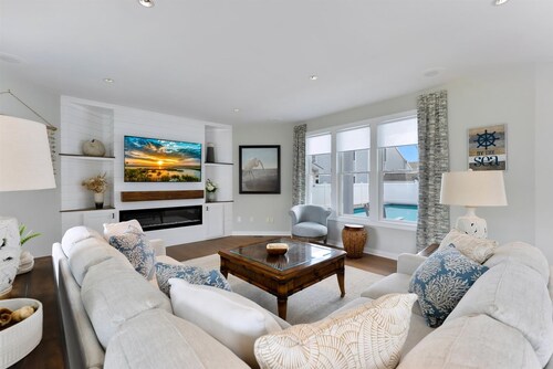 Gorgeous 5 Bedroom Home Only Steps Away from the Beach with a Pool!