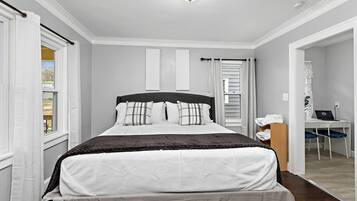 2 chambres, bureau, fer et planche à repasser, Wi-Fi gratuit