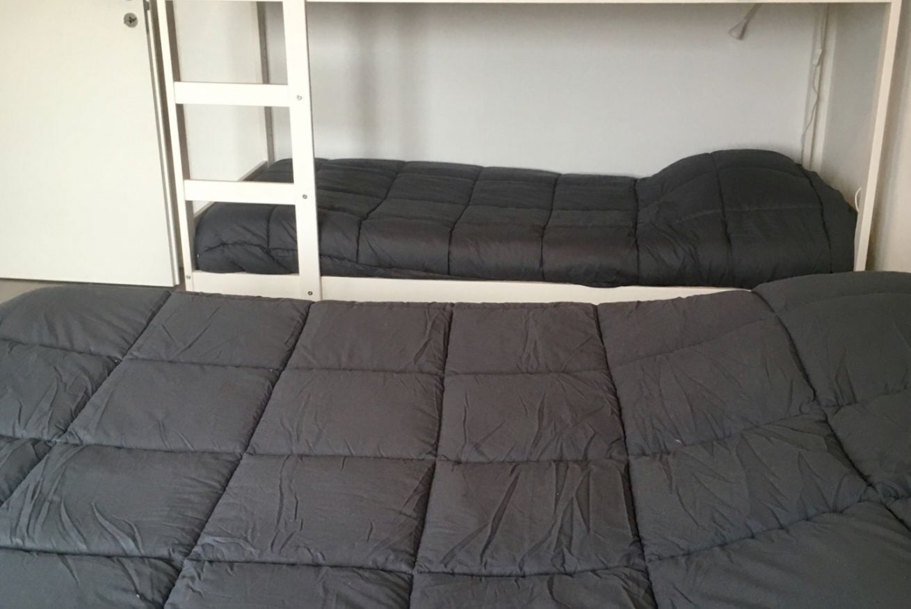 2 bedrooms, iron/ironing board