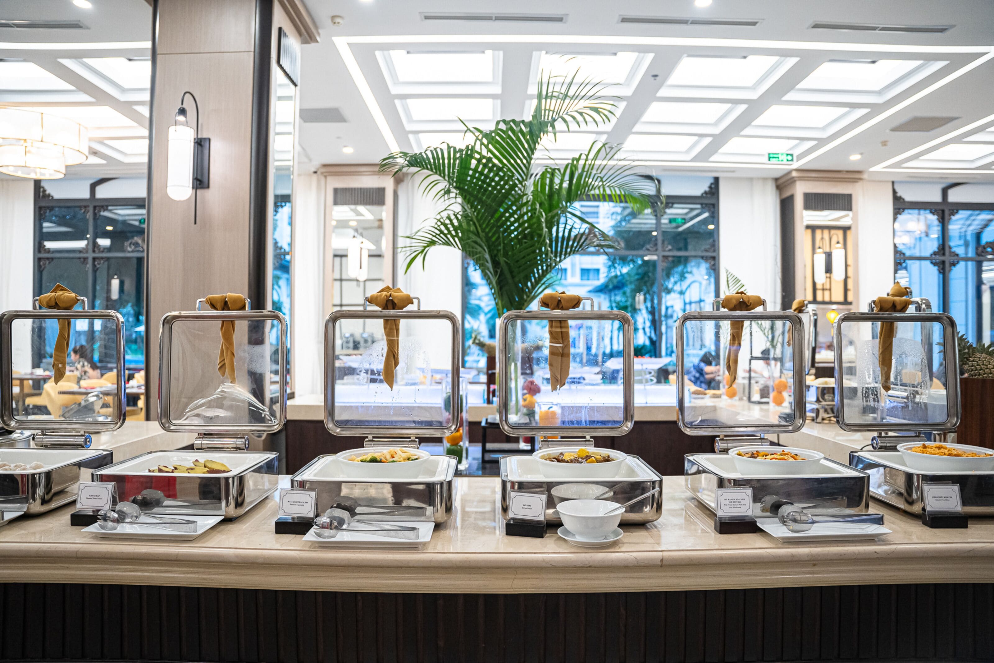 Gratis morgenmadsbuffet hver dag