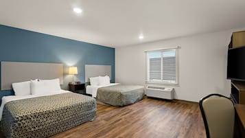 Suite, 2 Queen Beds, Accessible, Non Smoking | Free WiFi, bed sheets