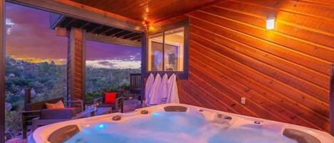 Idromassaggio all'aperto