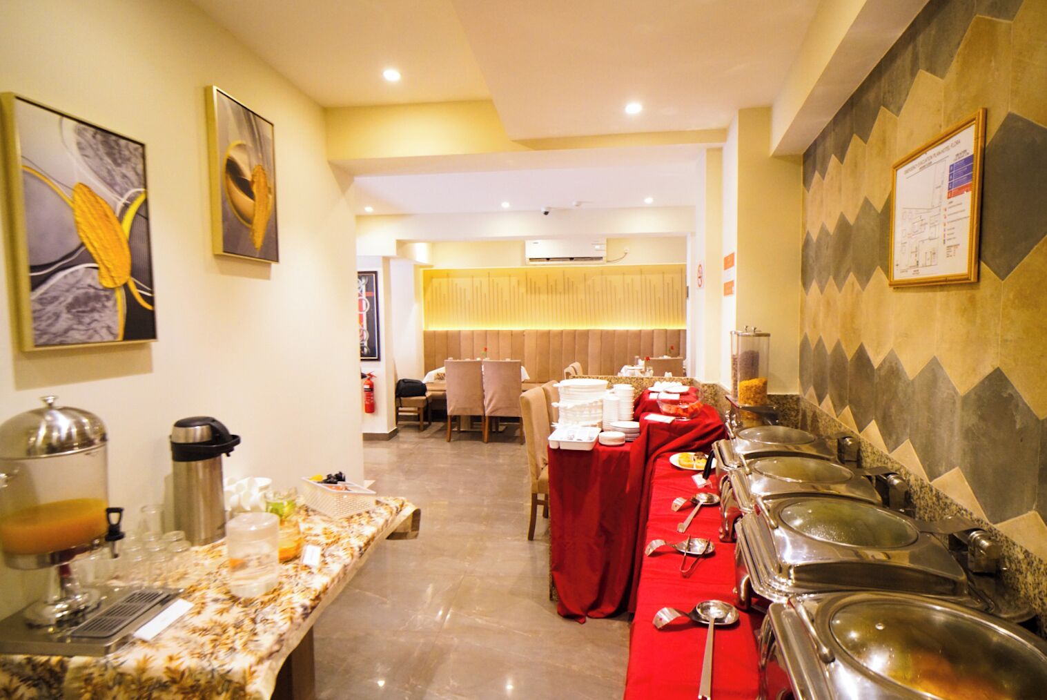 Daily buffet breakfast (USD 15 per person)