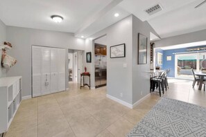 Enjoy a comfortable stay in this well-designed space with a kitchen, dining area, and closet.