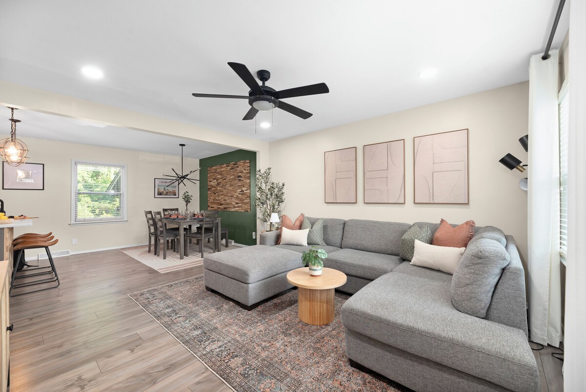 Renovated Home near Uptown w Fenced yard & Parking + Dog Friendly!