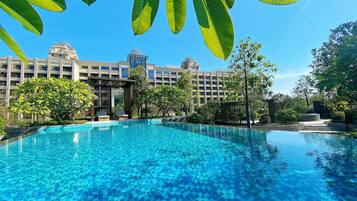 Seasonal outdoor pool