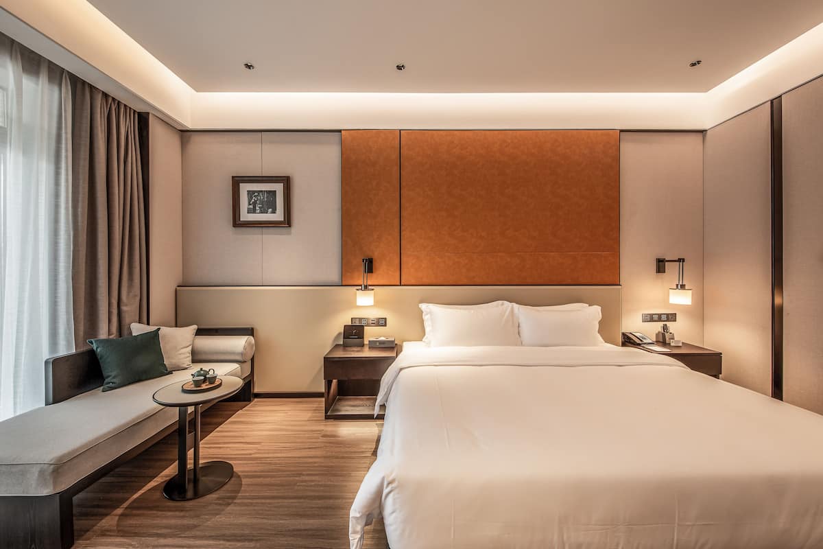 Deluxe Double Room | In-room safe, blackout drapes, iron/ironing board, free WiFi