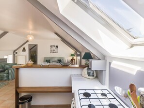 Fridge, microwave - Spacious apartment with garden and pets allowed - Gatteville-le-Phare (Gatteville-le-Phare)