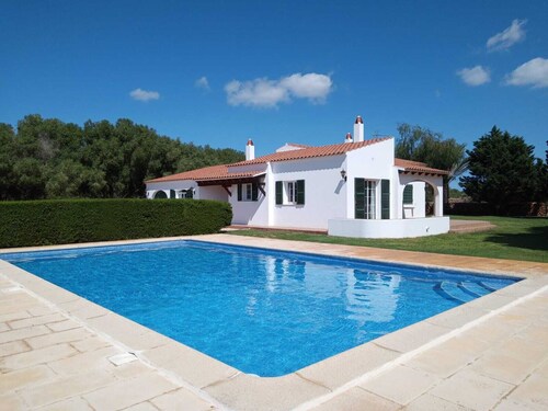 Typical Menorcan rural house close to virgin coves