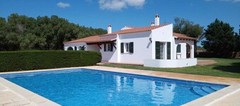 Typical Menorcan rural house close to virgin coves