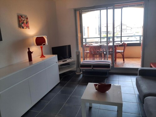 Appartement 4 couchages à Capbreton avec piscine, tennis et plage à pied