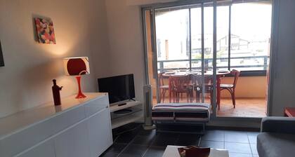 Appartement 4 couchages Ă Capbreton avec piscine, tennis et plage Ă pied
