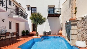 Studio, 1 Bedroom, Balcony | Pool - "panoramic Terrace, Sustainable Home, Pure Nature" (Rethymno)