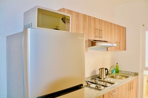 Apartamento, 2 quartos, para fumantes, sacada | Cozinha privada