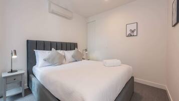 1 bedroom, iron/ironing board, bed sheets