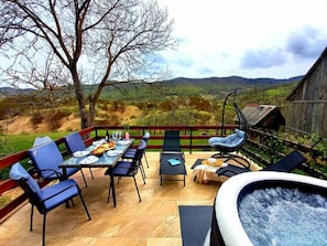 House (Two Bedroom Holiday Home with Hot Tub) | Terrace/patio