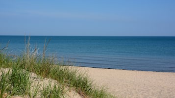 Sun loungers, beach towels