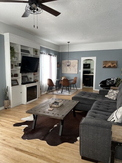 Updated kitchen, Close to downtown, Pet friendly, Privacy fenced backyard!