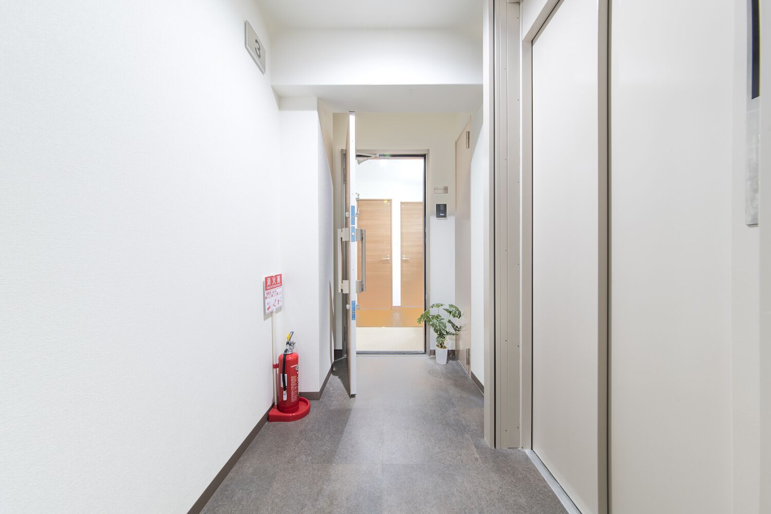 Voorkant van accommodatie