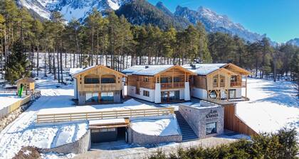 Apartment "Les Ciases Chalets Dolomites Apt 1" with Private Balcony, Shared Terraces & Wi-Fi