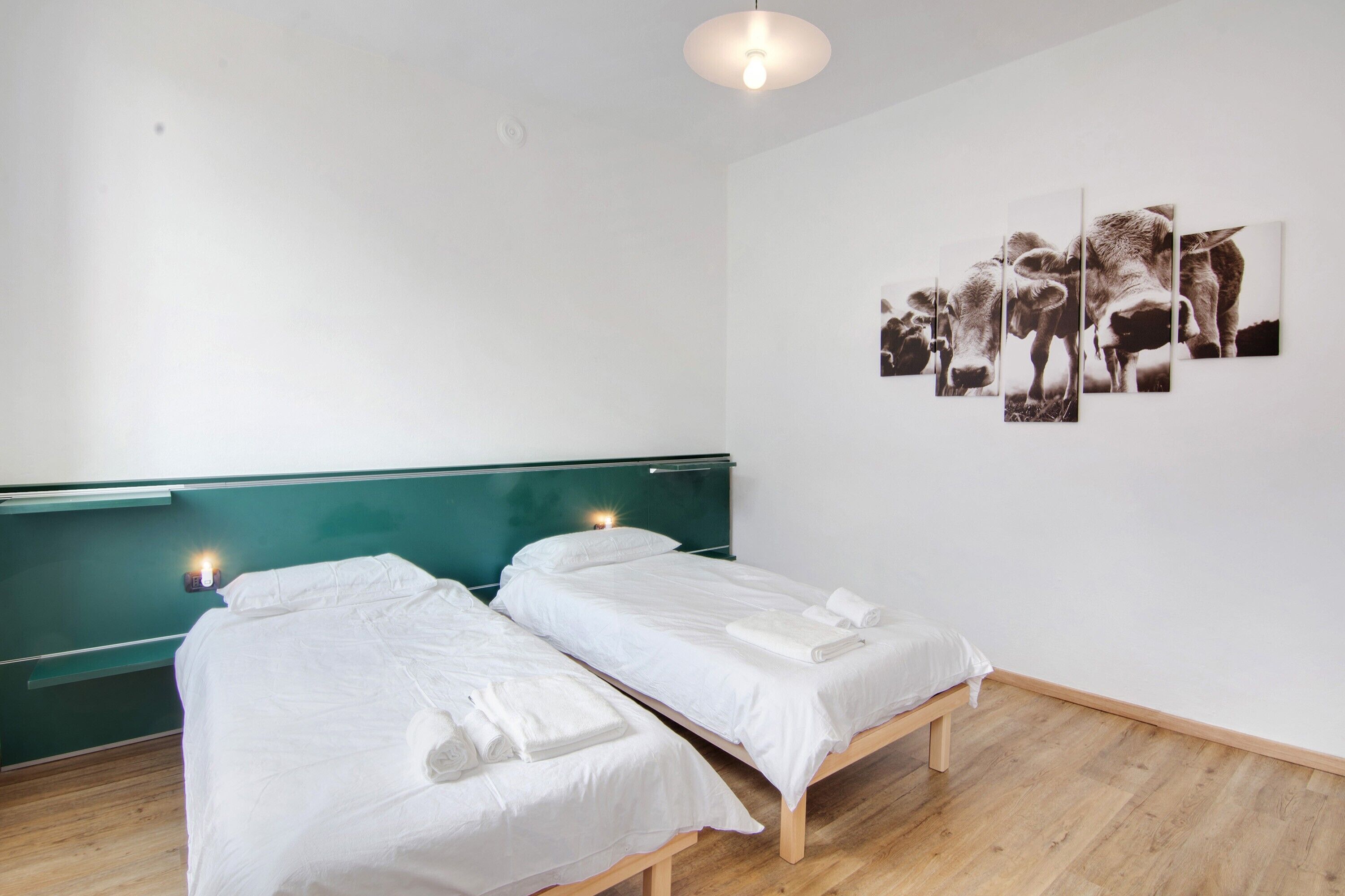 3 habitaciones, wifi gratis y ropa de cama 