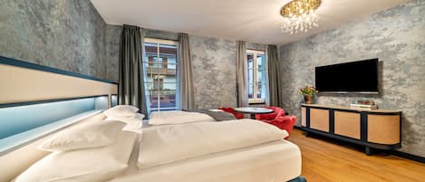 Free WiFi, bed sheets