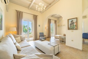 TV - Villa "Armonia" with Sea View, Pool & Wi-Fi (Corfu)