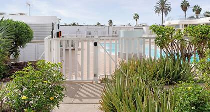 Vacation Property 'Bungalow Aloe Dunas 2' with Shared Pool, Private Terrace and Fast Wi-Fi