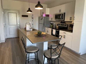 Fridge, microwave, oven, stovetop - Luxury apartment (Tampa)