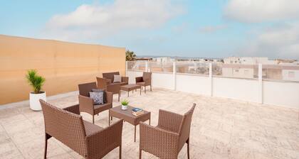 Appartement de vacances 'Beach House, Torre Canne - Ariel' avec vue sur mer et balcon