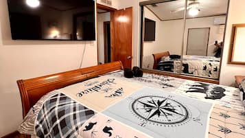 2 habitaciones, tabla de planchar con plancha, wifi y ropa de cama