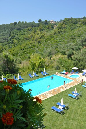 Apartment, 1 Bedroom, Smoking, Balcony | View from property - Studio Apartments With Pool Panorama sea View Pelekas Beach Corfu (Corfu)