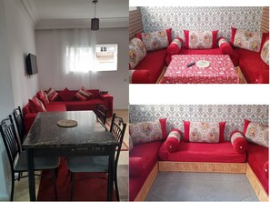 Apartament, 1 dormitori, accessible, banyera d'hidromassatge | Sala d'estar