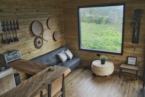 Cabane Premium | Coin séjour