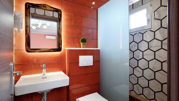 Deluxe-Studiosuite, Strandblick | Badezimmer