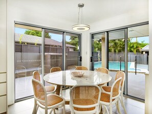 Dining - Family Waterfront Escape - Pool, Heated Spa (Bundall)