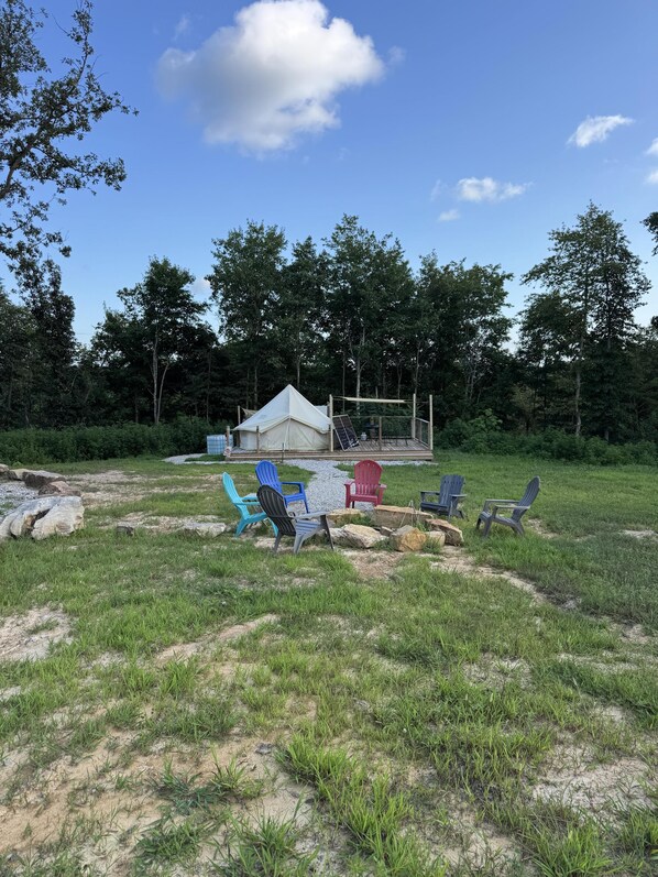 Overnatningsstedets område