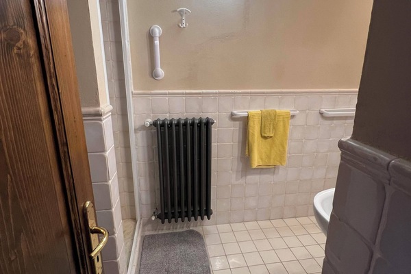 View of bathroom in La Capanna.