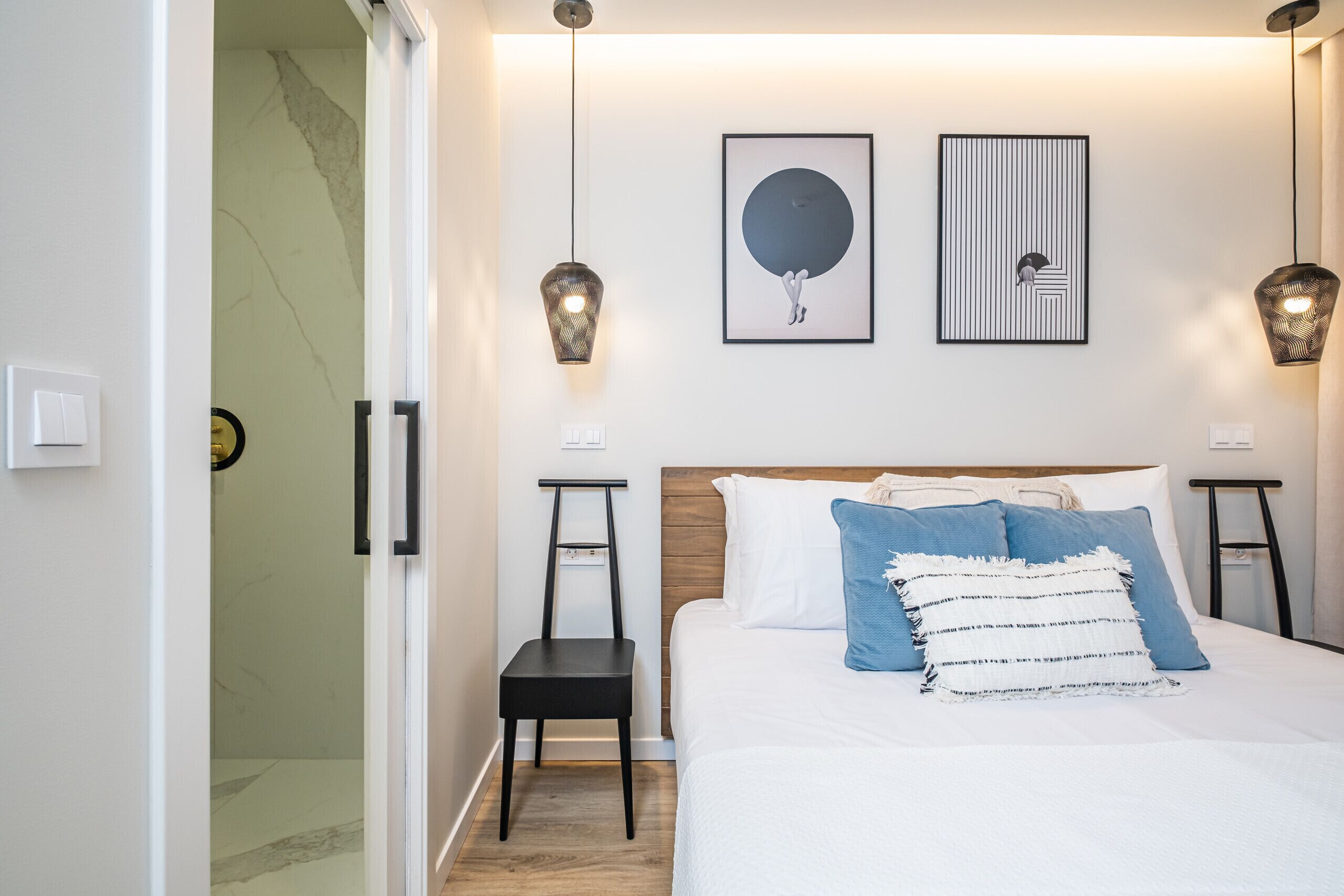 1 makuuhuone, silitysrauta/-lauta, vauvan matkasänky, ilmainen Wi-Fi