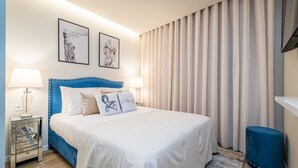 1 bedroom, iron/ironing board, travel crib, WiFi (free)
