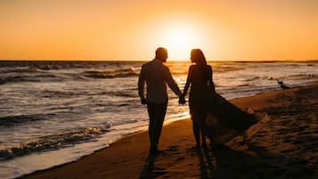 Sulla spiaggia, teli da spiaggia