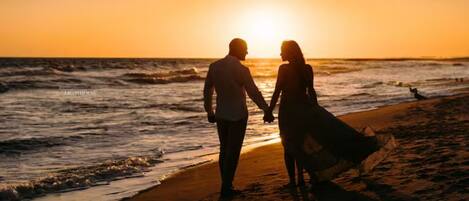 Am Strand, Strandtücher