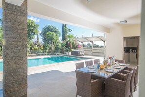 Villa, 4 Bedrooms, Private Pool, Garden View | Outdoor dining - Protaras Holiday Villa De1 (Ayia Napa)